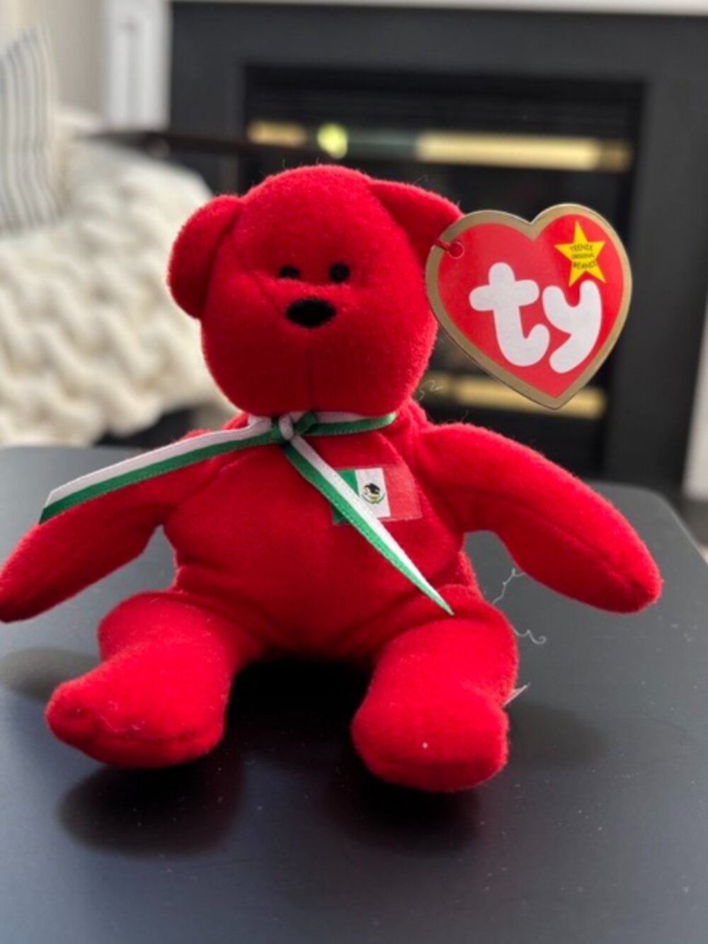 Ty Teenie Beanie Babies Italia Bear McDonald’s International Original w TY